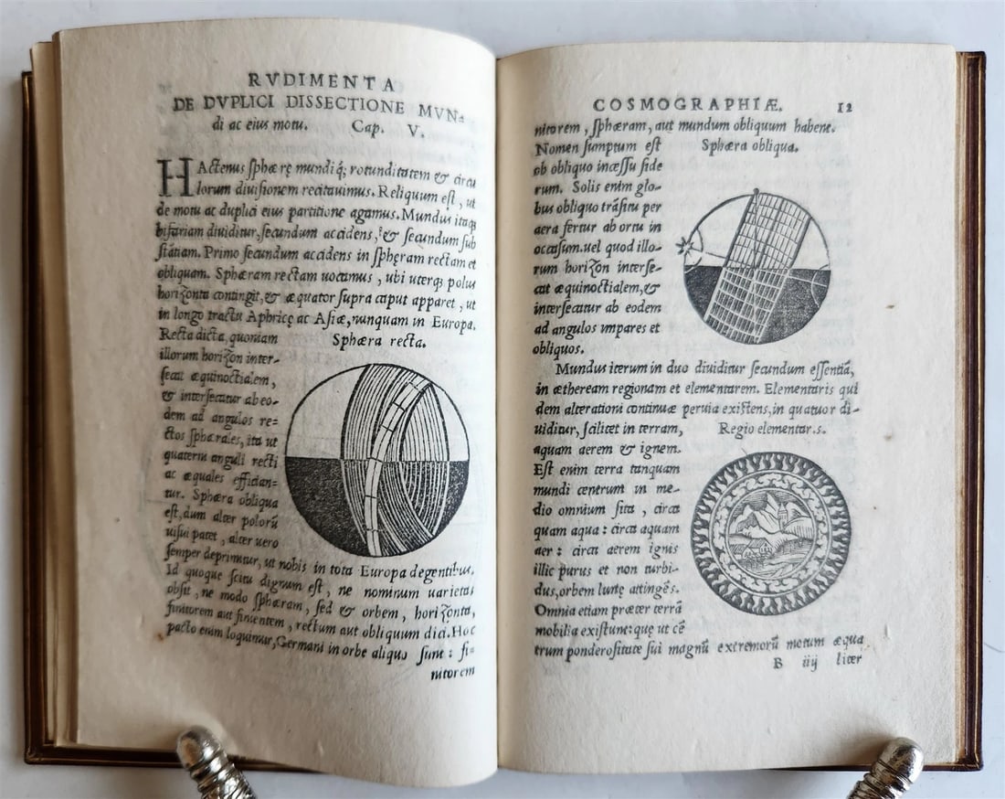 1533 POST-INCUNABULA COSMOGRAPHIA by PETRUS APIANUS antique ILLUSTRATED - 8