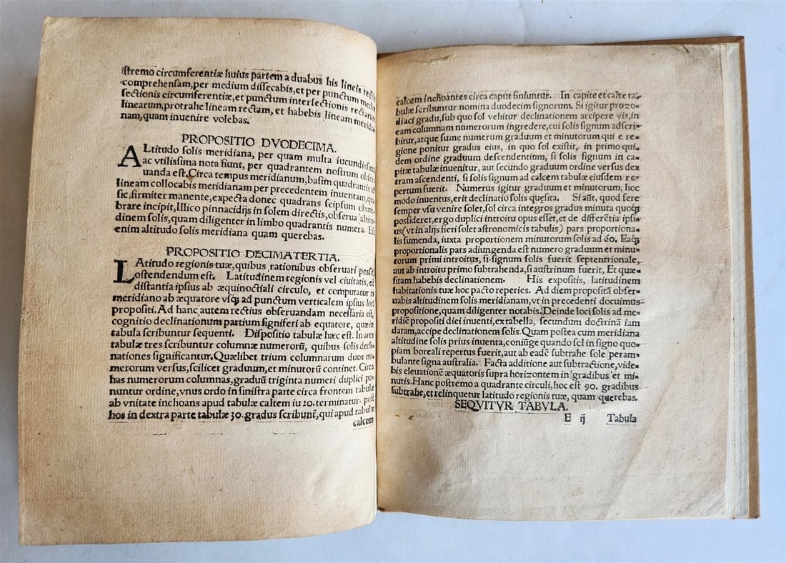 1550 SIGNED by AUTHOR Valentin Engelhardt ASTRONOMY GEOMETRY antique ILLUSTRATED - 11