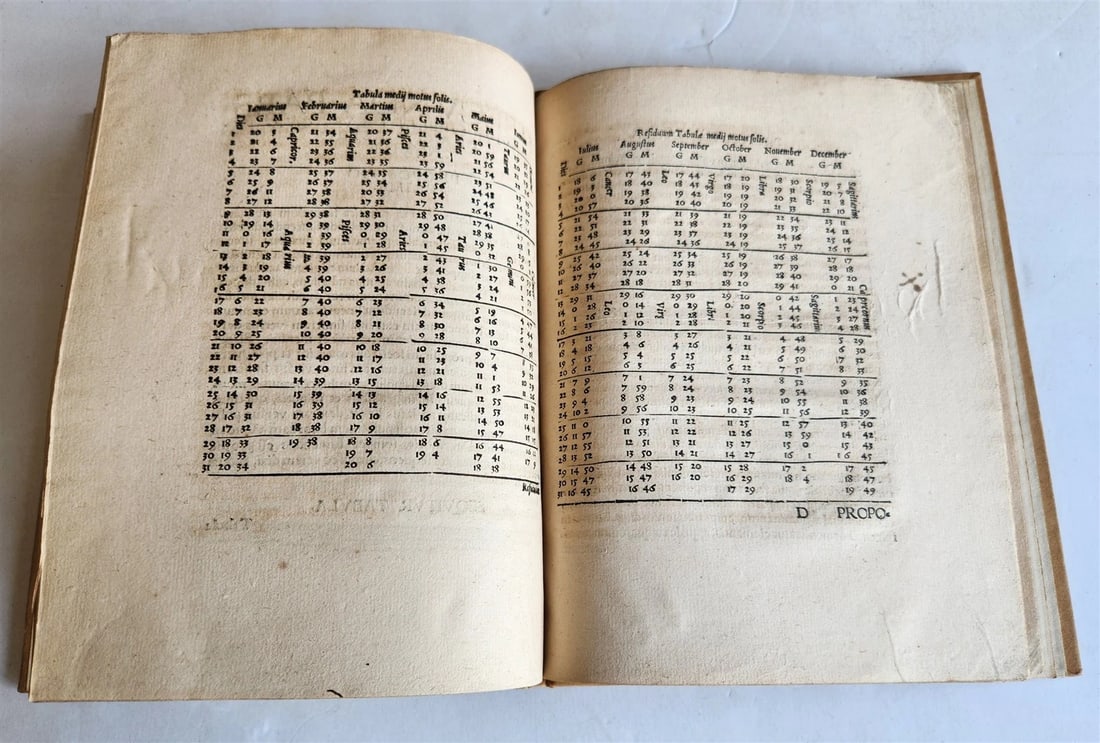 1550 SIGNED by AUTHOR Valentin Engelhardt ASTRONOMY GEOMETRY antique ILLUSTRATED - 5