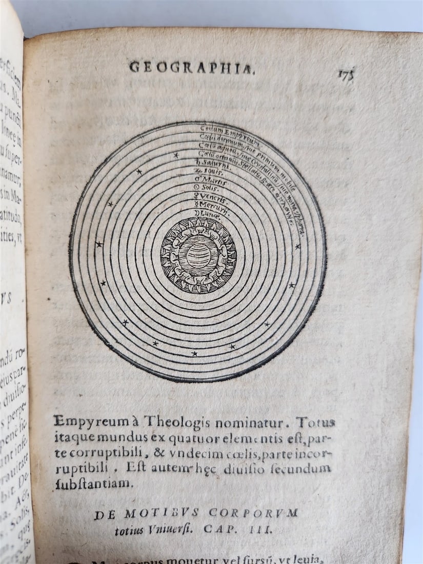 1581 ASTRONOMY Theoricae Novae Planetarum Georg PEURBACH & SACROBOSCO antique - 13