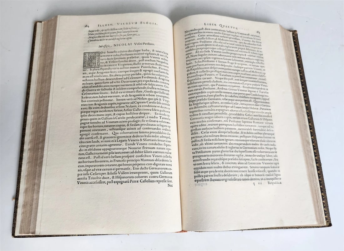 1573 PAOLO GIOVIO Elogia virorum antique 16th century FOLIO HISTORY BIOGRAPHIES - 10