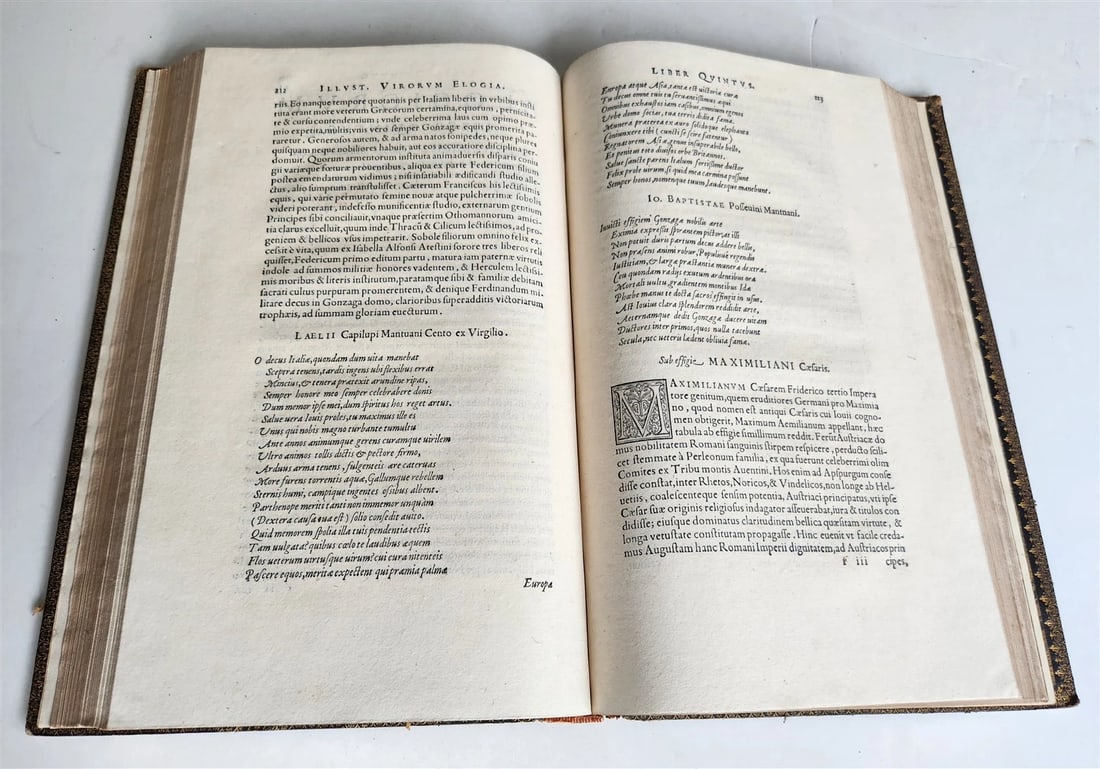 1573 PAOLO GIOVIO Elogia virorum antique 16th century FOLIO HISTORY BIOGRAPHIES - 6