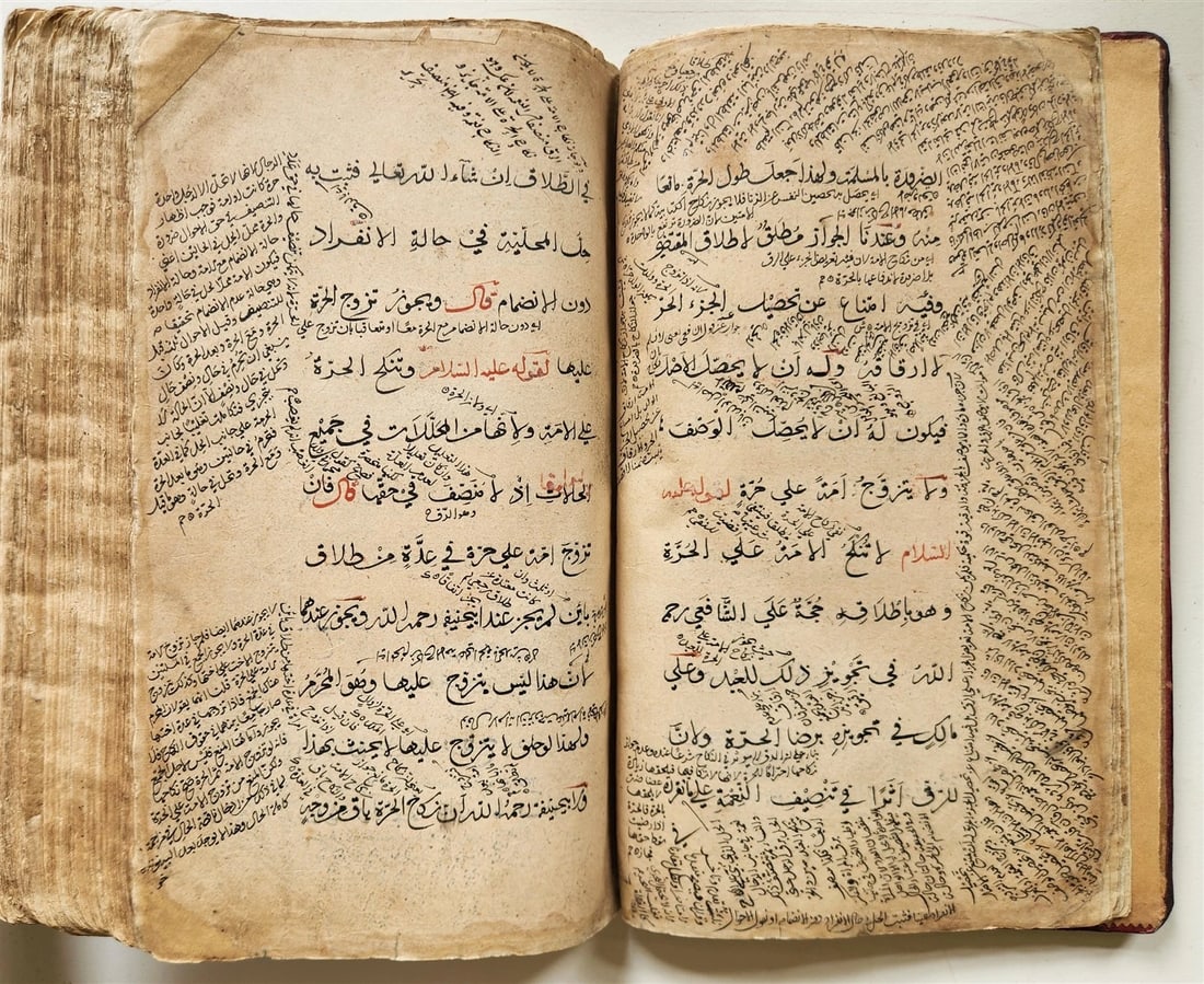 18th cent. ISLAMIC LAW ARABIC MANUSCRIPT antique Al-Hidayah SHARIA FIQH TREATISE - 10