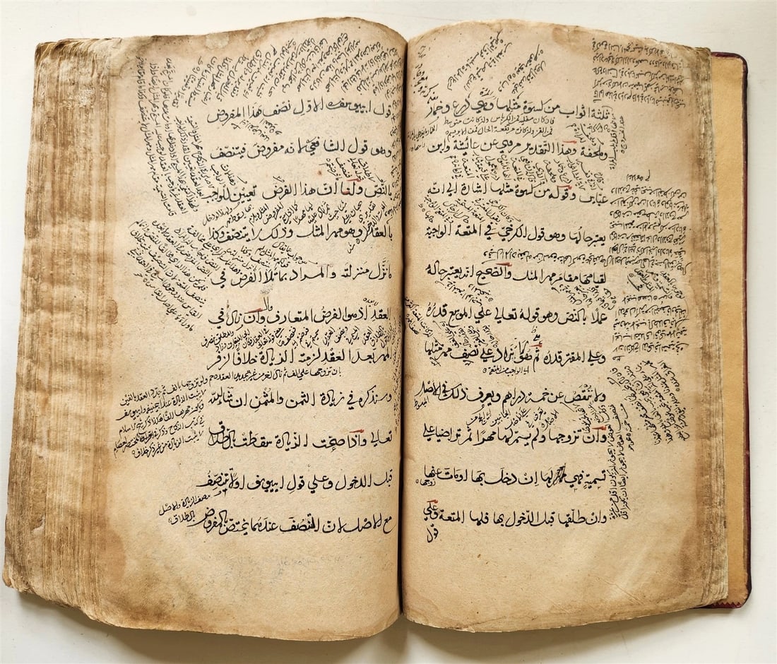 18th cent. ISLAMIC LAW ARABIC MANUSCRIPT antique Al-Hidayah SHARIA FIQH TREATISE - 12