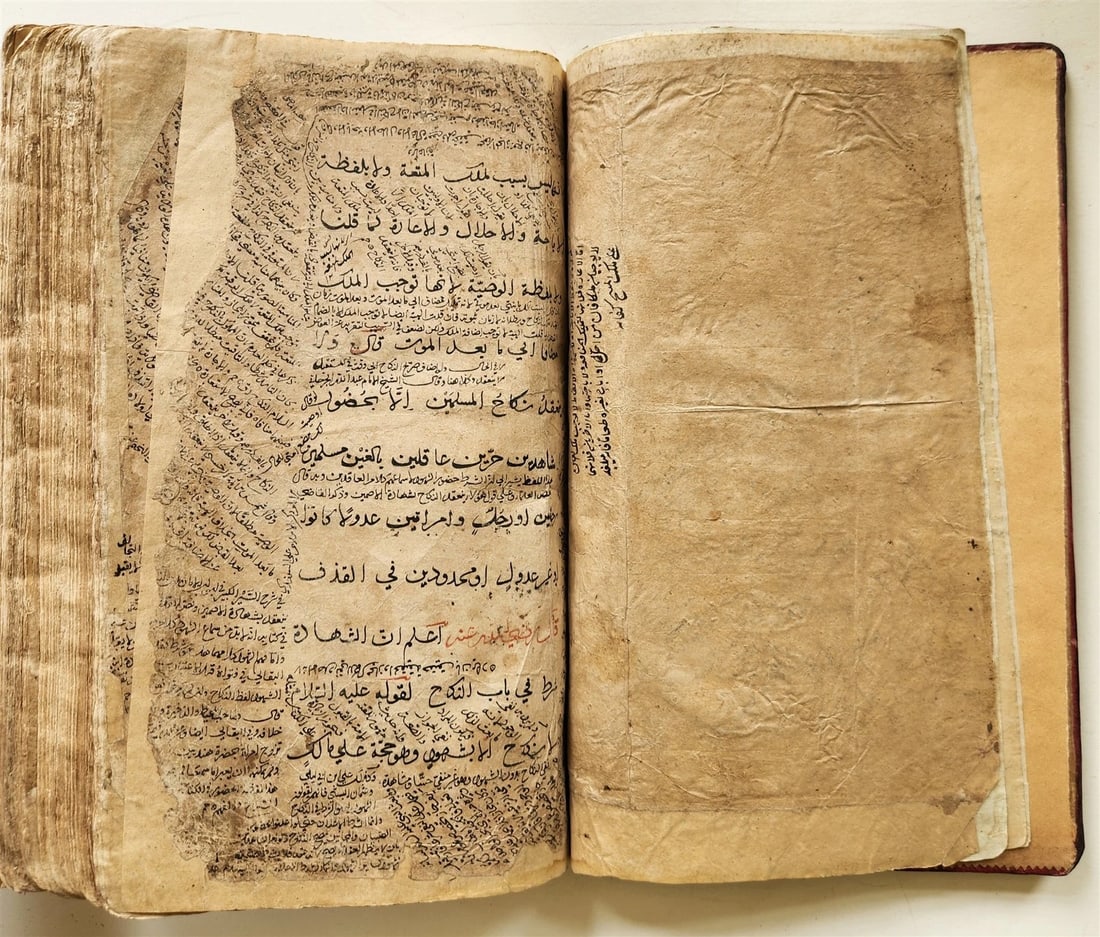18th cent. ISLAMIC LAW ARABIC MANUSCRIPT antique Al-Hidayah SHARIA FIQH TREATISE - 6