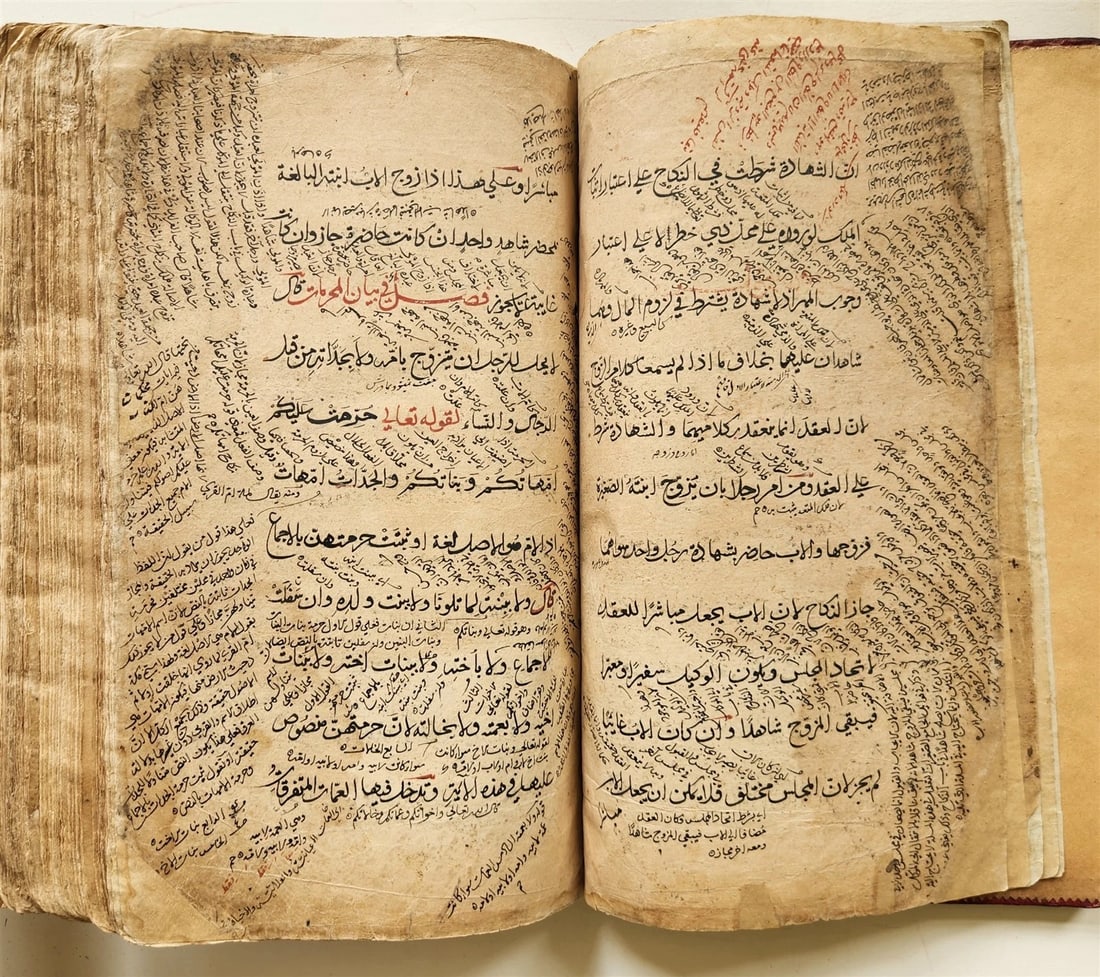 18th cent. ISLAMIC LAW ARABIC MANUSCRIPT antique Al-Hidayah SHARIA FIQH TREATISE - 8