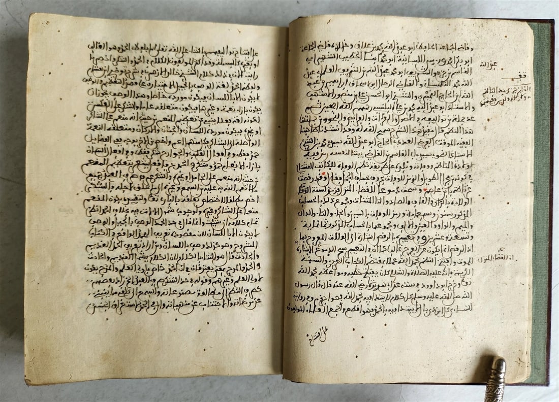 1850s ARABIC MANUSCRIPT antique ISLAMIC LAW FIQH POETRY NORTH AFRICAN - 5