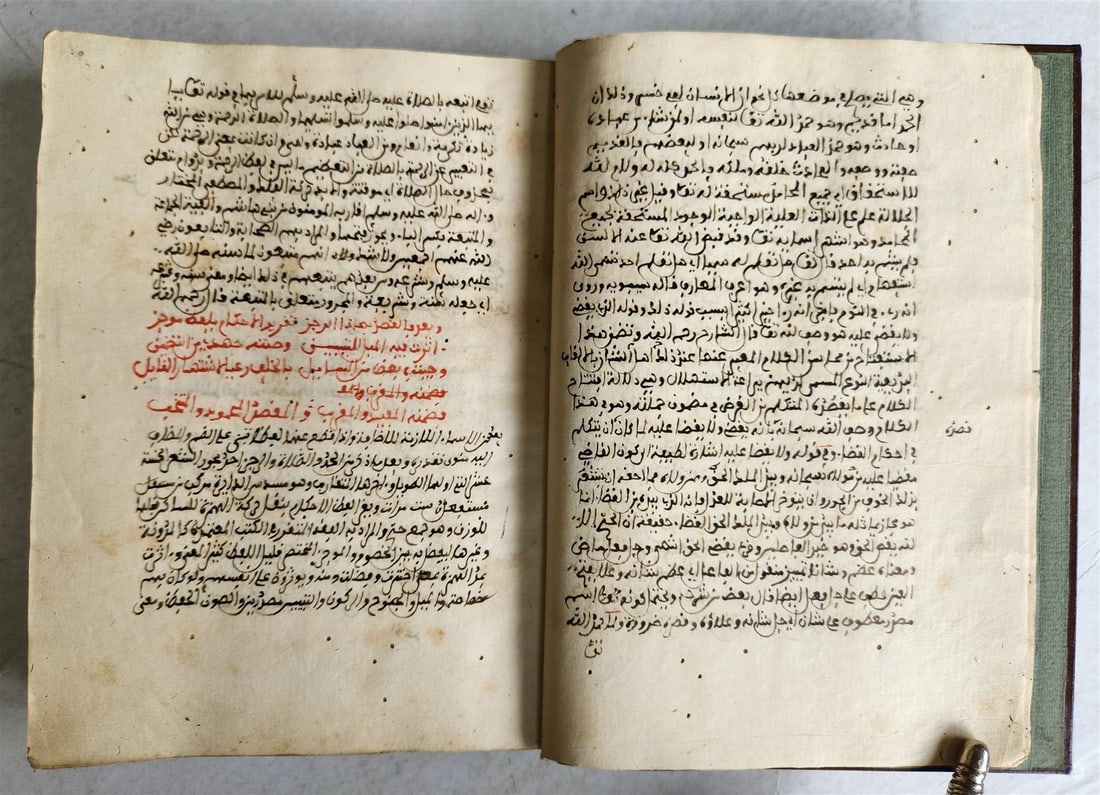 1850s ARABIC MANUSCRIPT antique ISLAMIC LAW FIQH POETRY NORTH AFRICAN - 6