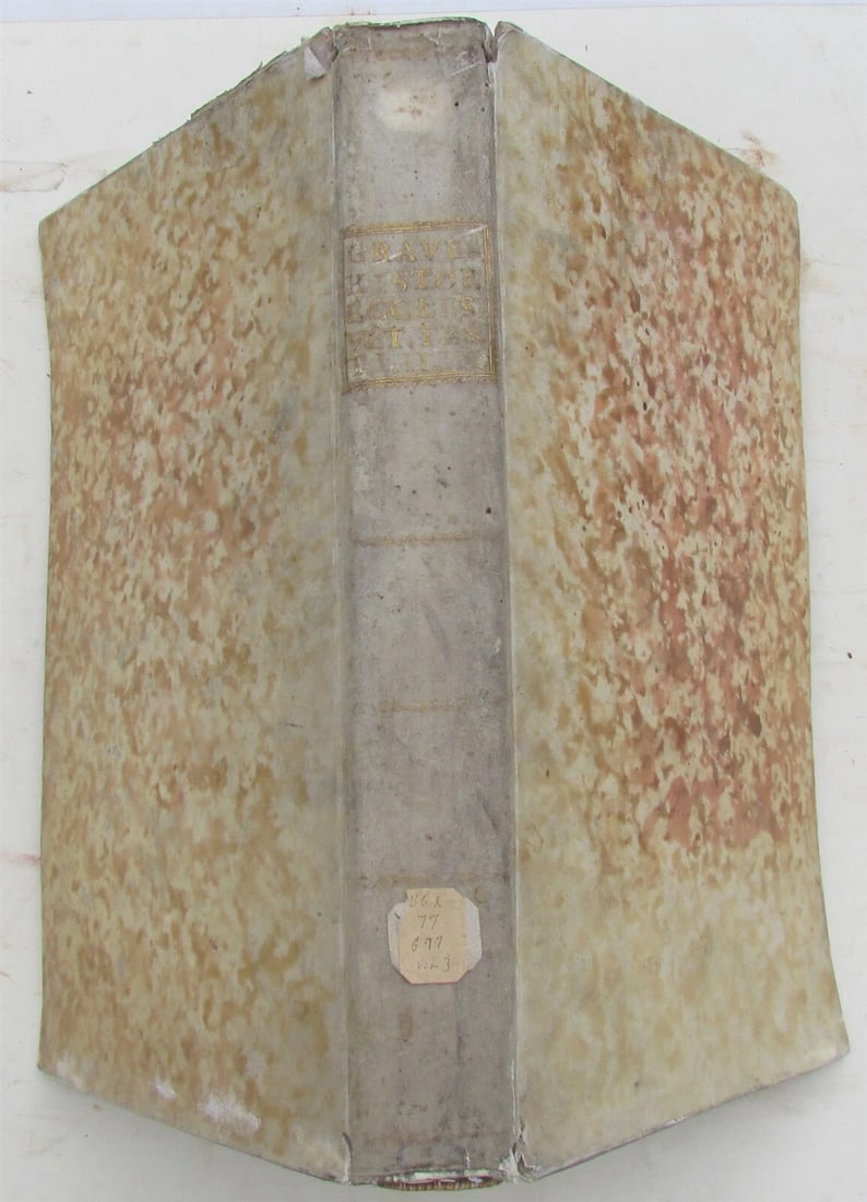 1751 VELLUM BINDING FOLIO HISTORIA ECCLESIASTICA antique Graveson Ignatius (1 of 6)