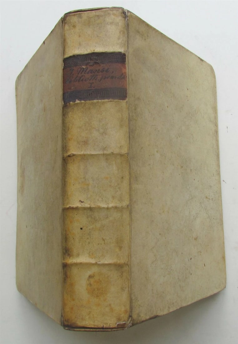1722 VELLUM BINDING MASSIVE FOLIO J.Mansi CONGREGATIONIS ORATORII ANTIQUE Vol. 1 (1 of 7)