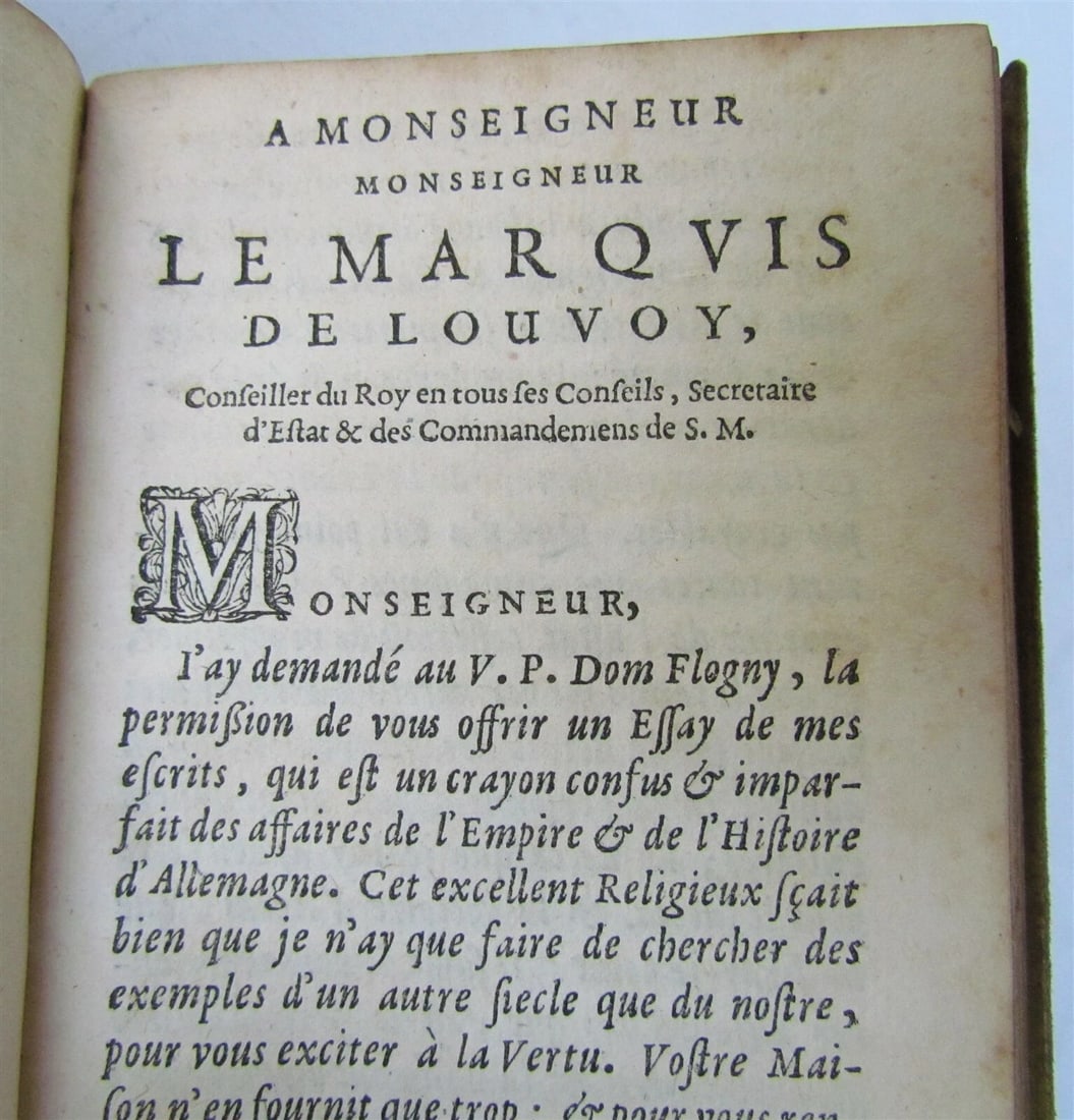 1658 POLICY of HOUSE of AUSTRIA GERMAN AFFAIRS antique VELLUM BOUND ELZEVIR PUBL - 8