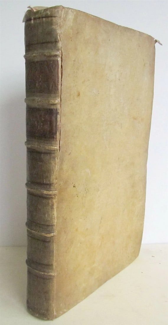 1734 2 vol DIONYSII PETAVII CHRONOLOGY TREATISE VELLUM FOLIO antique ILLUSTRATED - 4