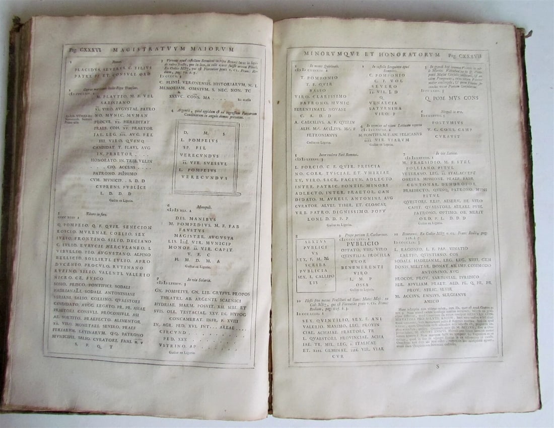 1731 ANCIENT INSCRIPTIONS GREEK & LATIN antique Antiquae inscriptiones M. GUDE - 7