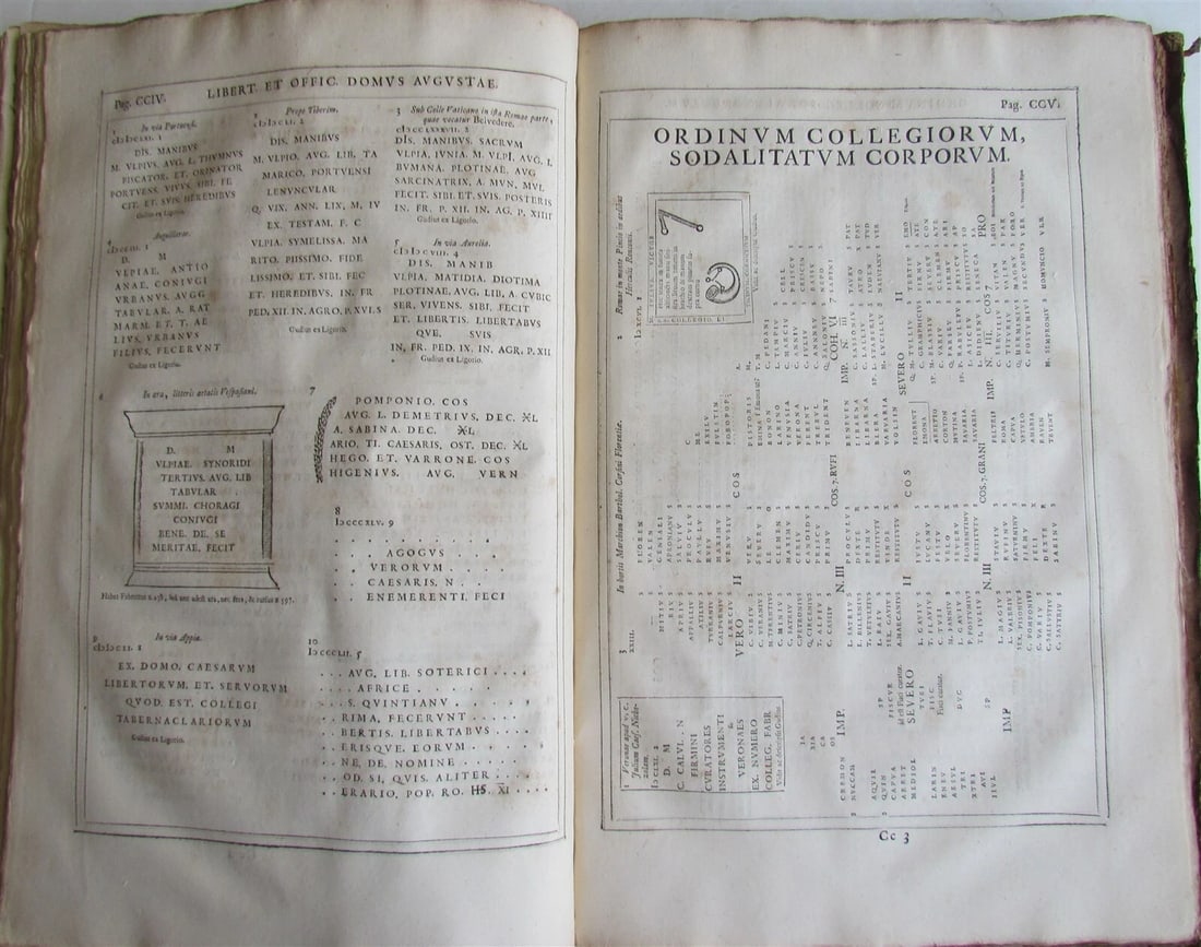 1731 ANCIENT INSCRIPTIONS GREEK & LATIN antique Antiquae inscriptiones M. GUDE - 9