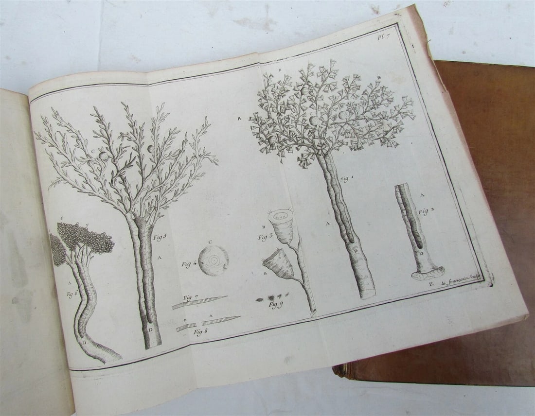 1749 METAPHYSICS PHYSICS MICROSCOPY 2 VOLUMES ILLUSTRATED antique SCIENCE - 8