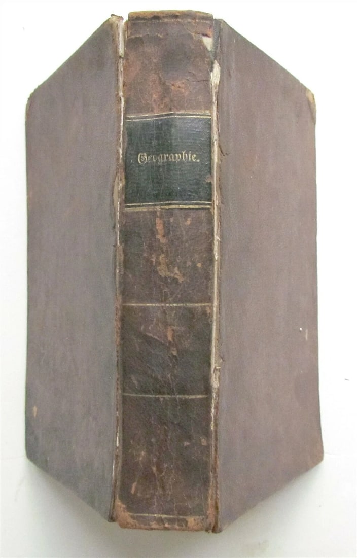 1835 DESCRIPTION OF THE WORLD antique AMERICANA Beschreibung der Welt in GERMAN - 3