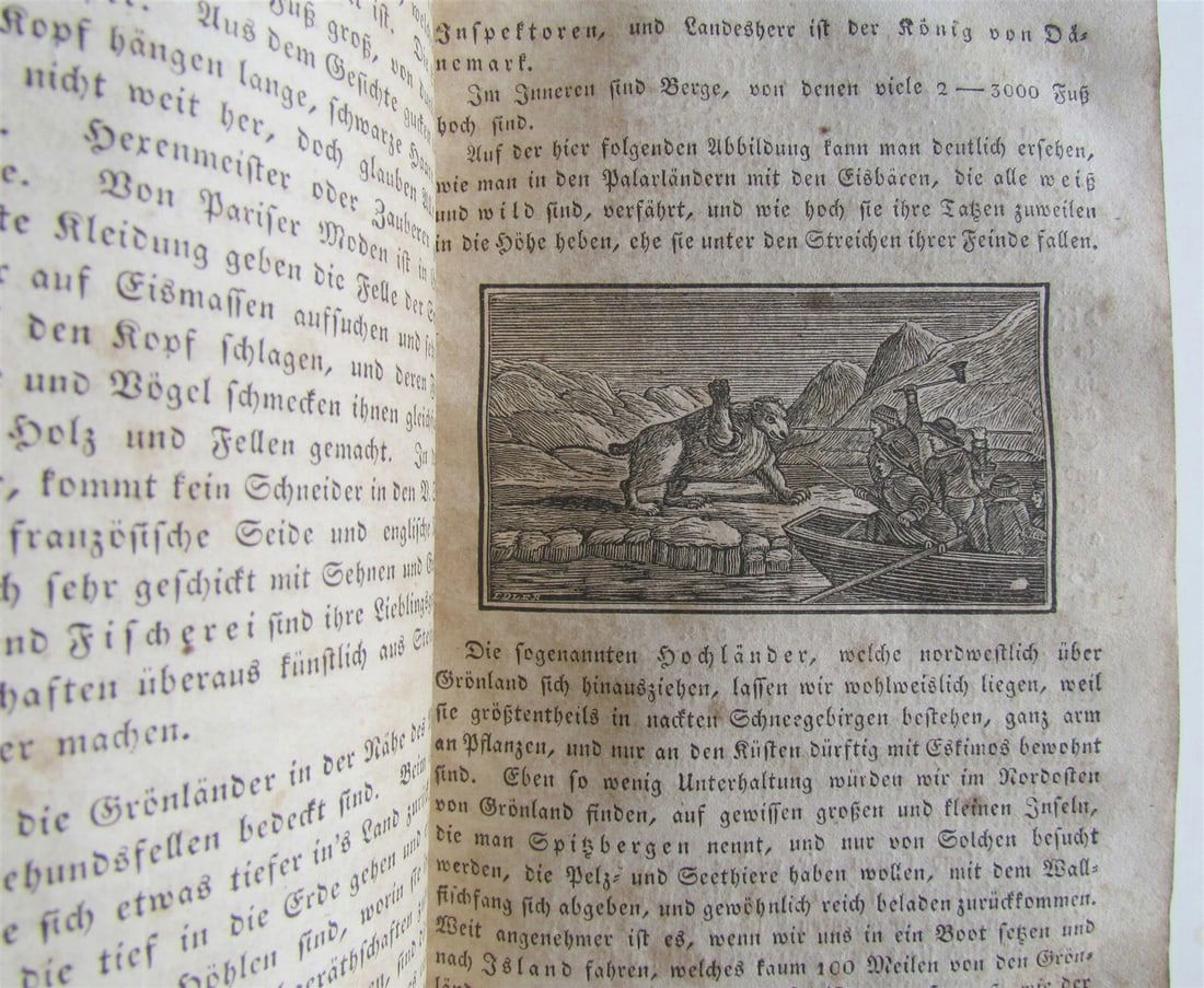 1835 DESCRIPTION OF THE WORLD antique AMERICANA Beschreibung der Welt in GERMAN - 6