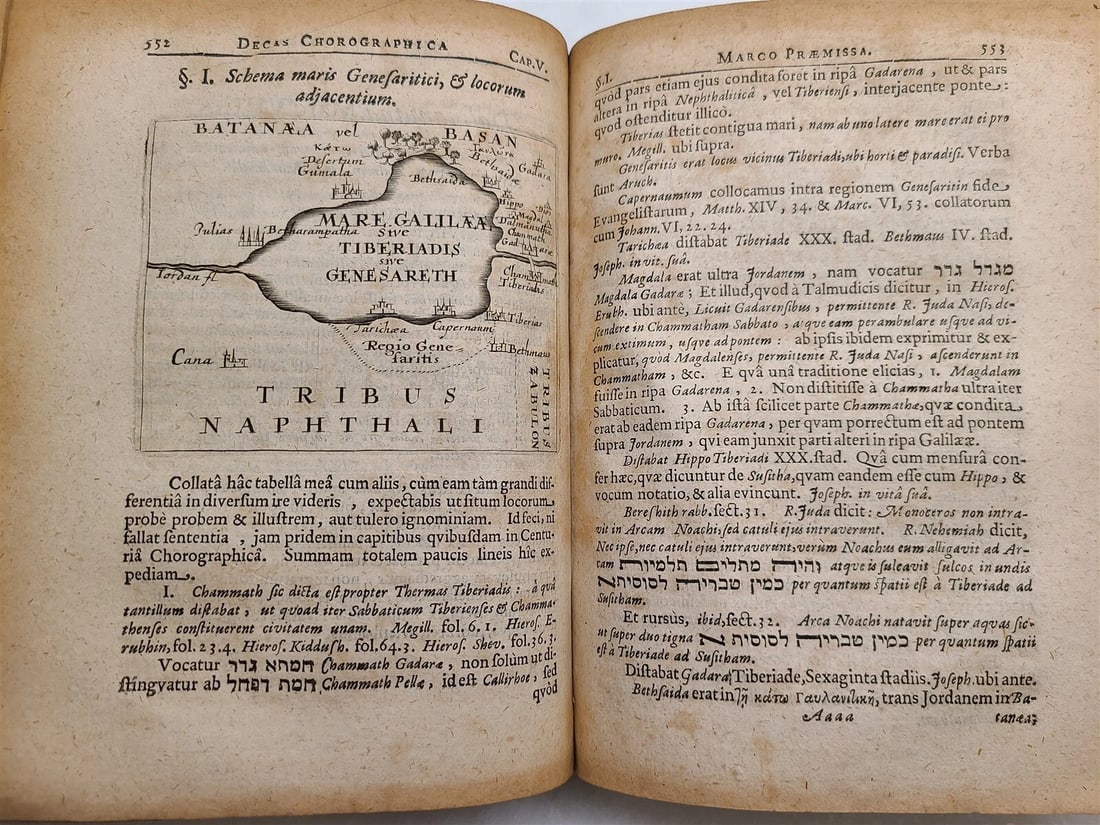 1675 Horae Hebraicae et Talmudicae by John Lightfoot antique JUDAICA - 4