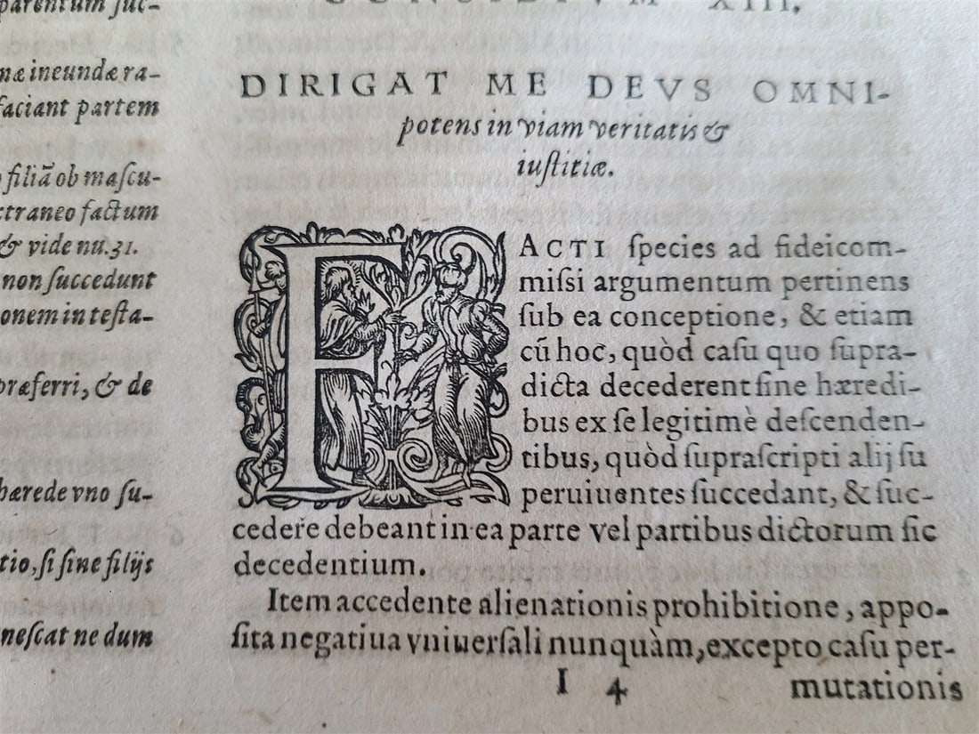 1569-1576 16th CENTURY LAW BOOK antique VELLUM BOUND FOLIO in LATIN - 13