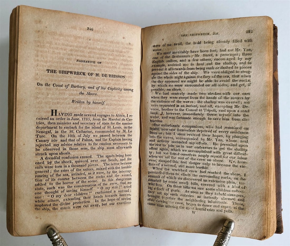 1813 REMARKABLE SHIPWRECKS Interesting Accounts of Naval Disasters antique - 5