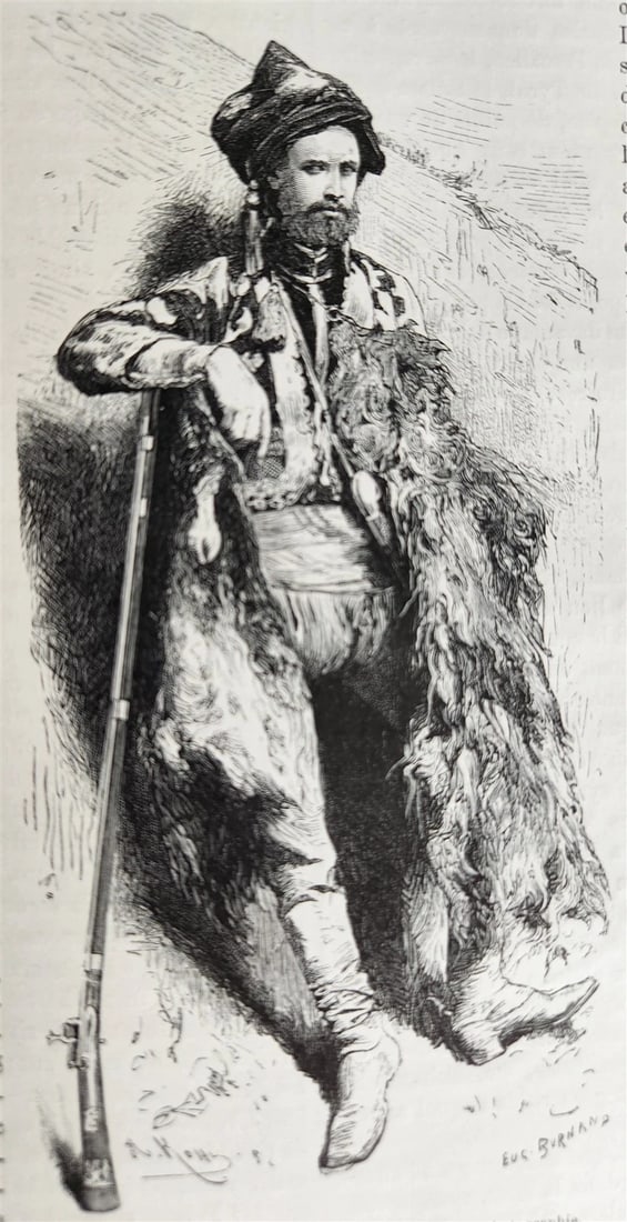 1884 HISTORY VOYAGES ILLUSTRATED antique CAUCASUS MEXICO ALASKA BELGIUM GREECE - 2