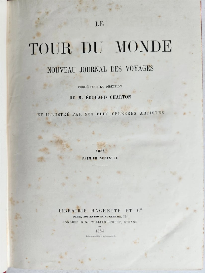 1884 HISTORY VOYAGES ILLUSTRATED antique CAUCASUS MEXICO ALASKA BELGIUM GREECE - 4