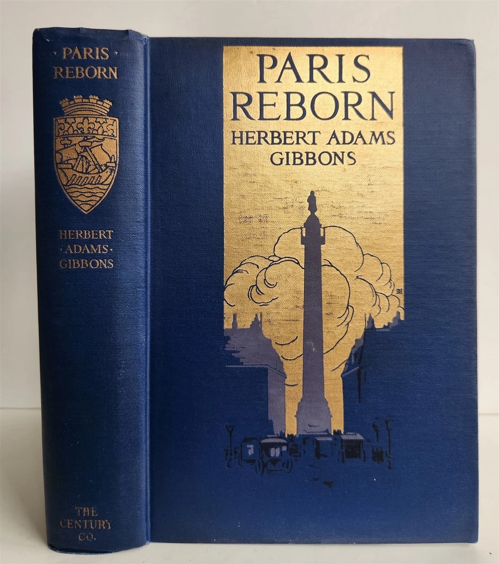 1915 PARIS REBORN a study in civic psychology antique ILLUSTRATED (1 of 14)
