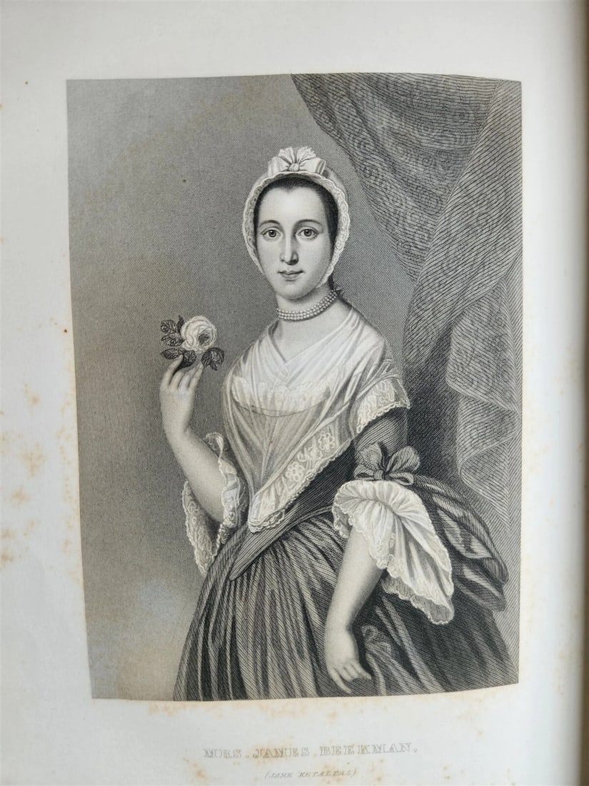 1859 REPUBLICAN COURT AMERICAN SOCIETY by R. GRISWOLD antique WOMEN PORTRAITS - 14