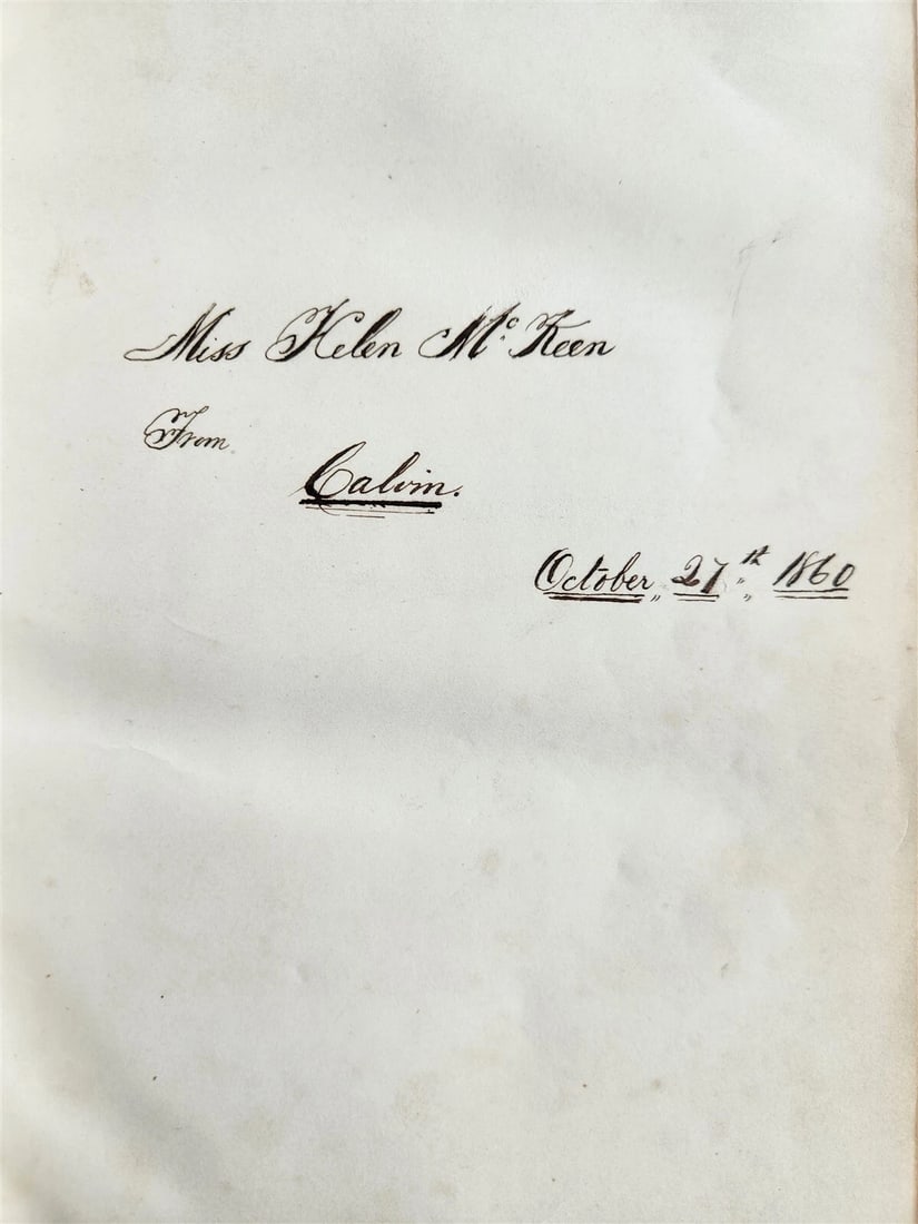 1859 REPUBLICAN COURT AMERICAN SOCIETY by R. GRISWOLD antique WOMEN PORTRAITS - 6