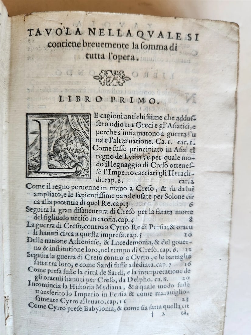 1565 HERODOT HISTORY GREECE & PERSIA WAR antique DELLE GUERRE DE GRECI et PERSI - 5