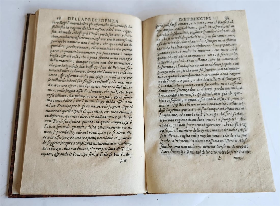 1598 DISCORSI by S. SPERONI antique 16th CENTURY in ITALIAN - 7