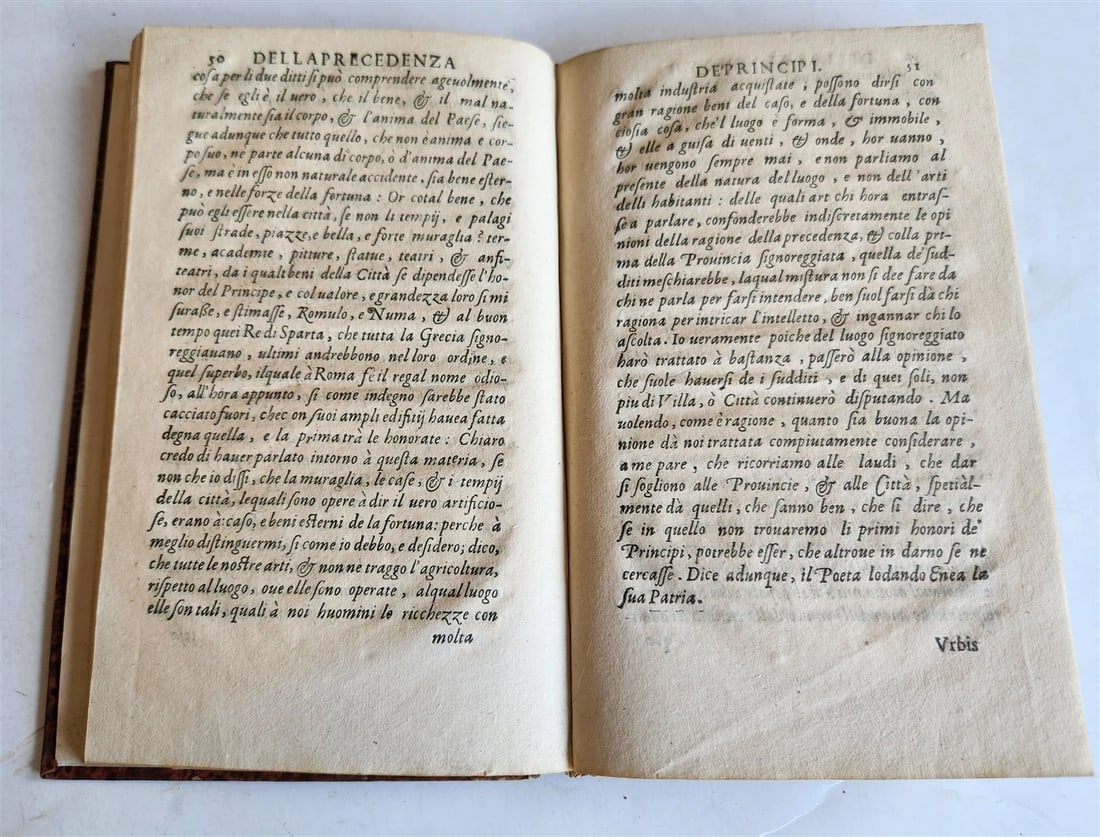 1598 DISCORSI by S. SPERONI antique 16th CENTURY in ITALIAN - 8