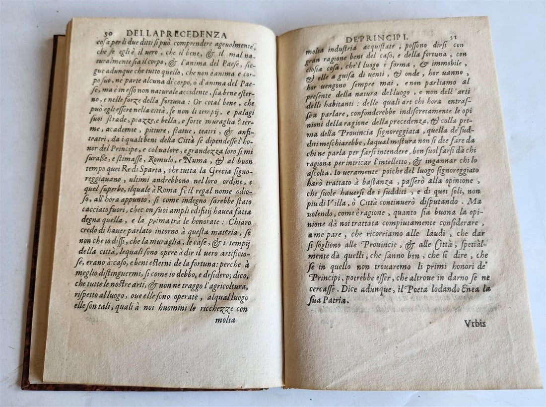 1598 DISCORSI by S. SPERONI antique 16th CENTURY in ITALIAN - 9