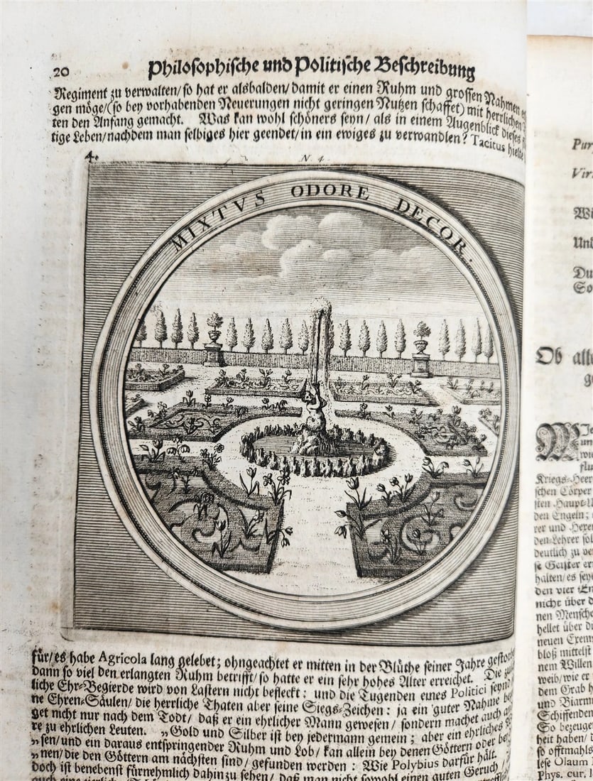 1712 METEOROLOGIA illustrated w/ 83 ENGRAVINGS antique in GERMAN VELLUM FOLIO - 7