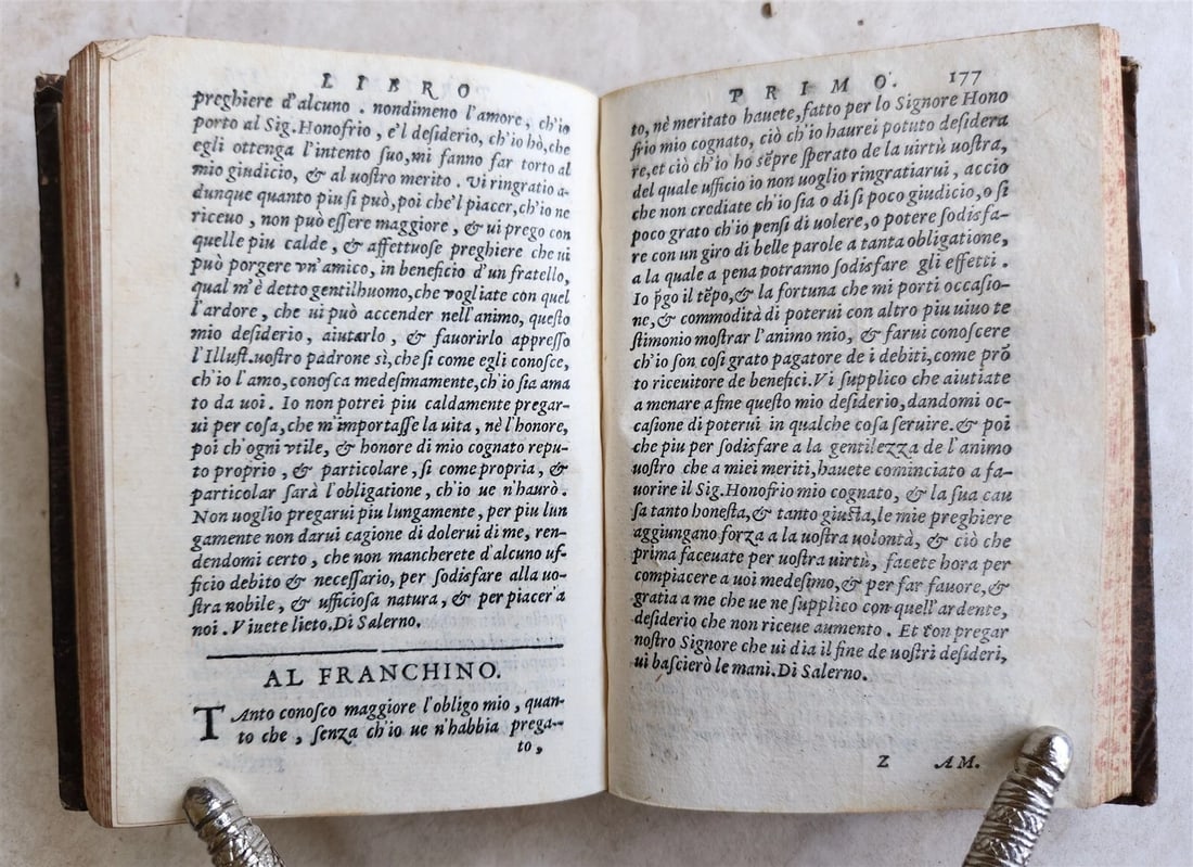 1578 LETTERS of BERNARDO TASSO antique 16th CENTURY in ITALIAN - 10