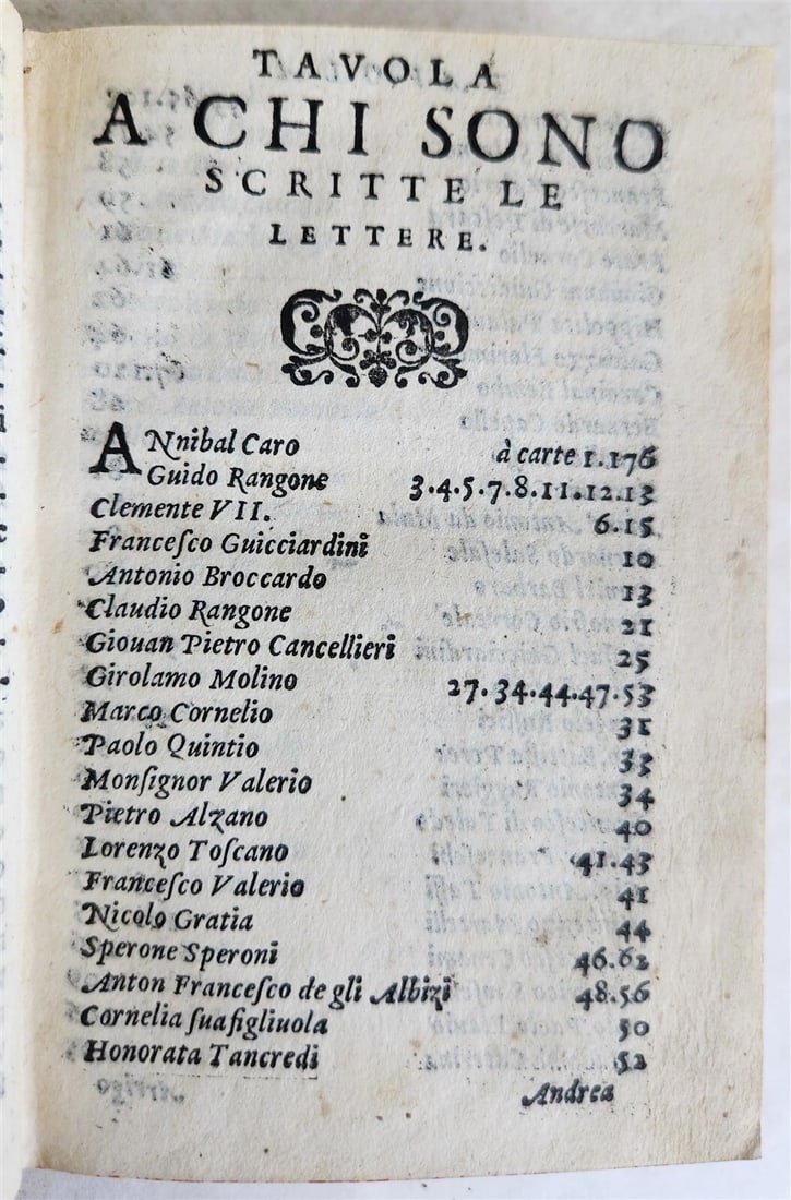 1578 LETTERS of BERNARDO TASSO antique 16th CENTURY in ITALIAN - 6