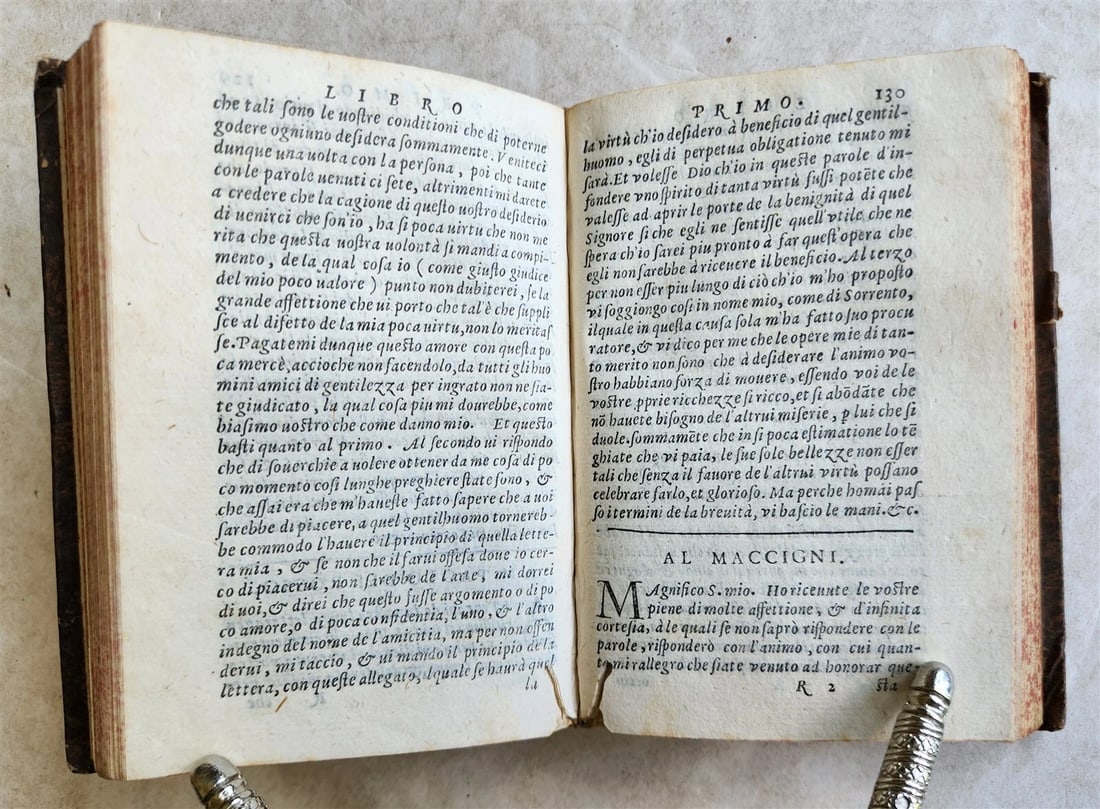 1578 LETTERS of BERNARDO TASSO antique 16th CENTURY in ITALIAN - 7