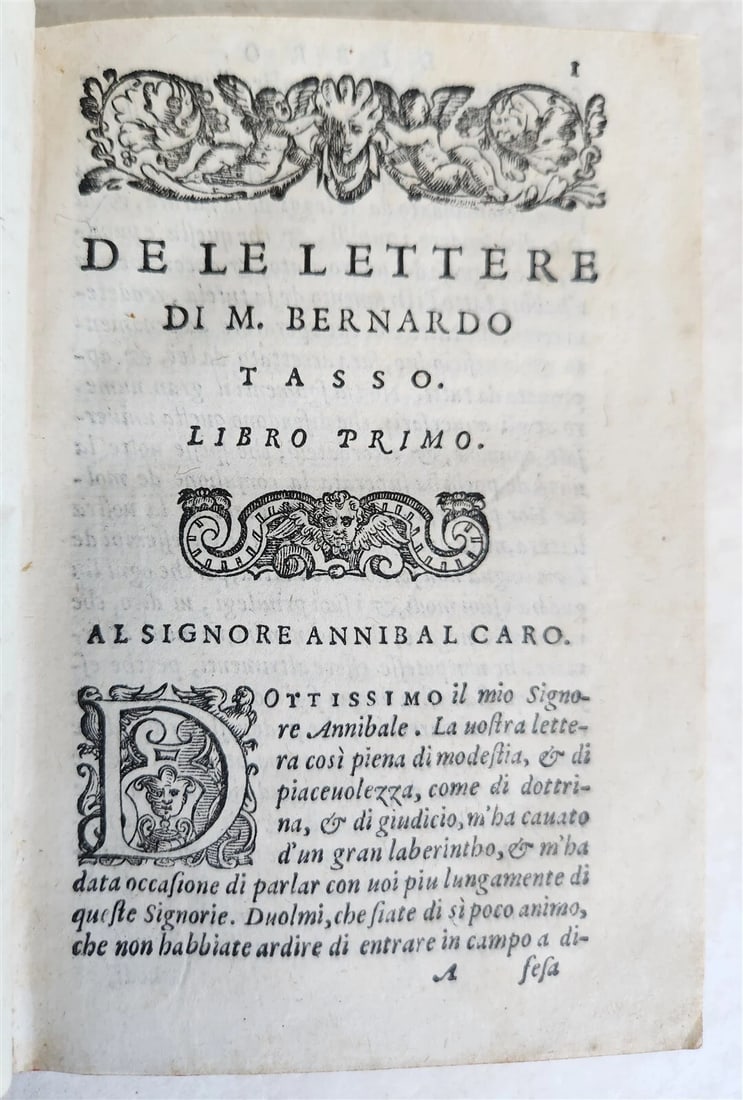 1578 LETTERS of BERNARDO TASSO antique 16th CENTURY in ITALIAN - 9