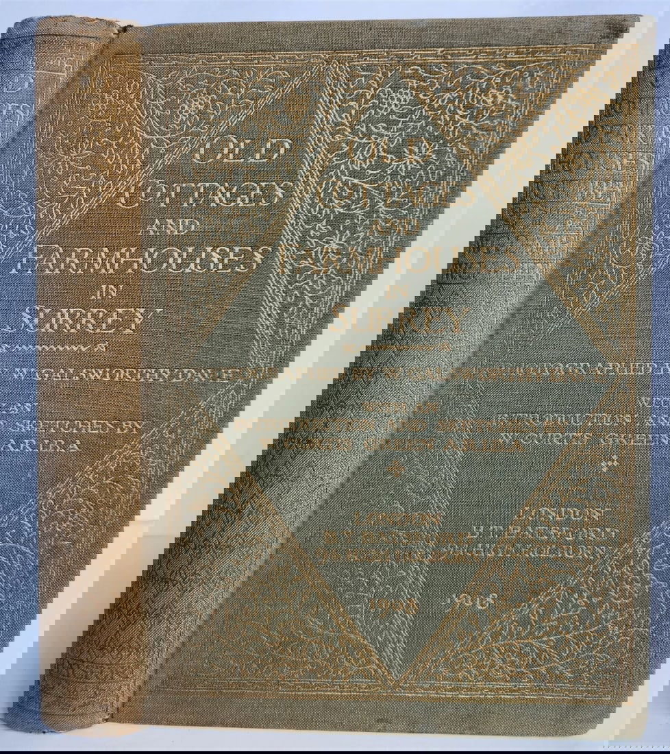 1908 OLD COTTAGES & FARM-HOUSES in SURREY antique ILLUSTRATED: Title: 1908 OLD COTTAGES & FARM-HOUSES in SURREY antique ILLUSTRATED Description: OLD COTTAGES & FARM-HOUSES in SURREY Illustrated on One Hundred Collotype Plates from Photographs Specially Taken by W