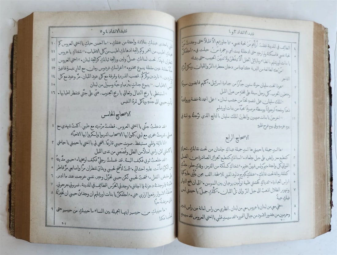 1890s BIBLE in ARABIC LANGUAGE antique OLD TESTAMENT - 8