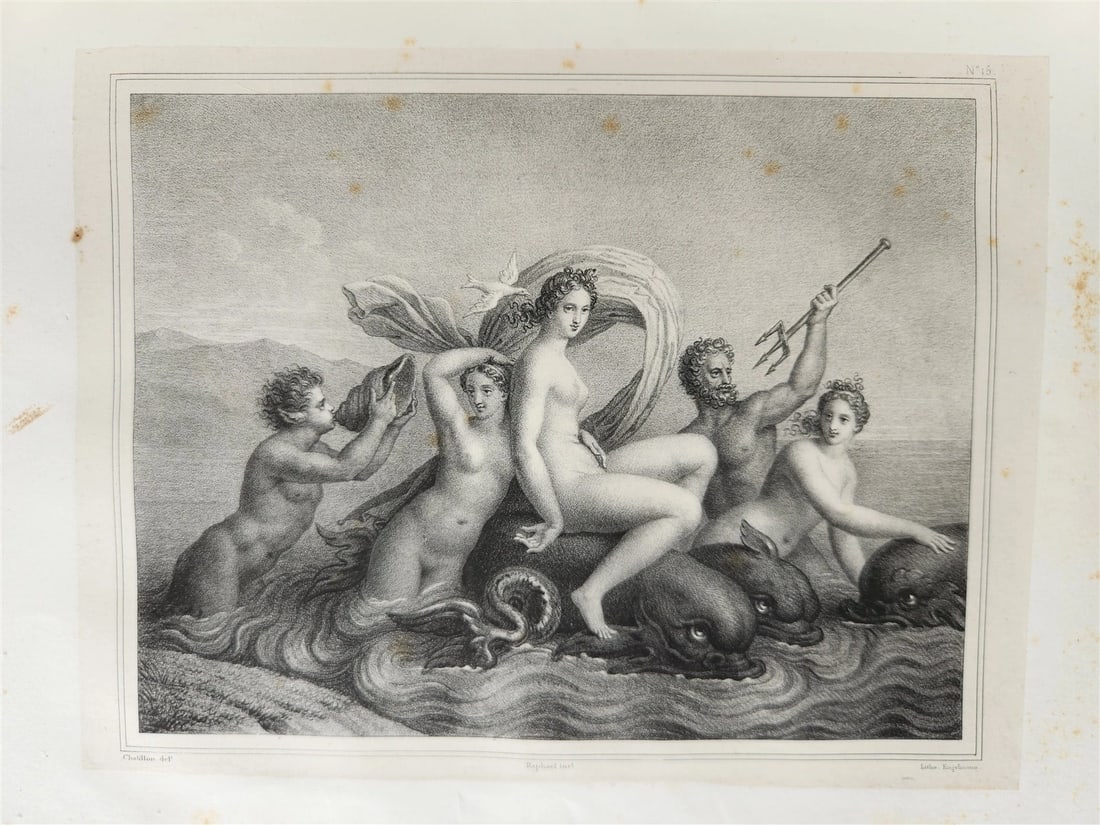 1825 Les Amours de Psyche et de Cupidon ILLUSTRATED w/29 ENGRAVINGS antique: Title: 1825 Les Amours de Psyche et de Cupidon ILLUSTRATED w/29 ENGRAVINGS antique Description: La Fontaine, Jean. Les Amours de Psyche et de Cupidon Paris, 1825 29 (of 32) mounted India paper