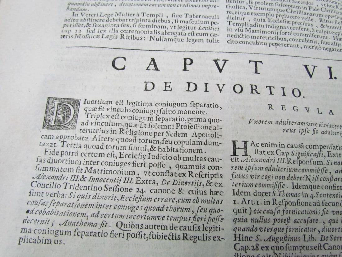 1698 2 VOLUMES ANTIQUE VELLUM FOLIOS 9.5 x 13.5'' THEOLOGIA DOGMATICA - 6