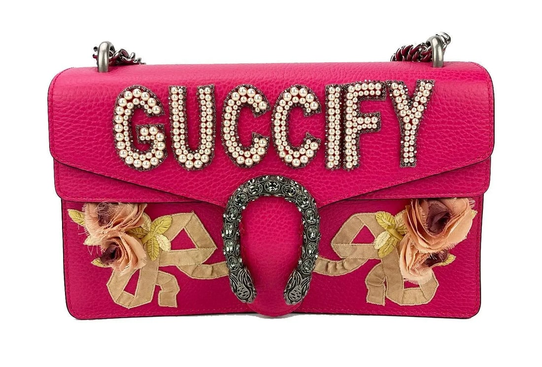 Gucci Dionysus Pink Guccify Small Handbag NWOT - 2