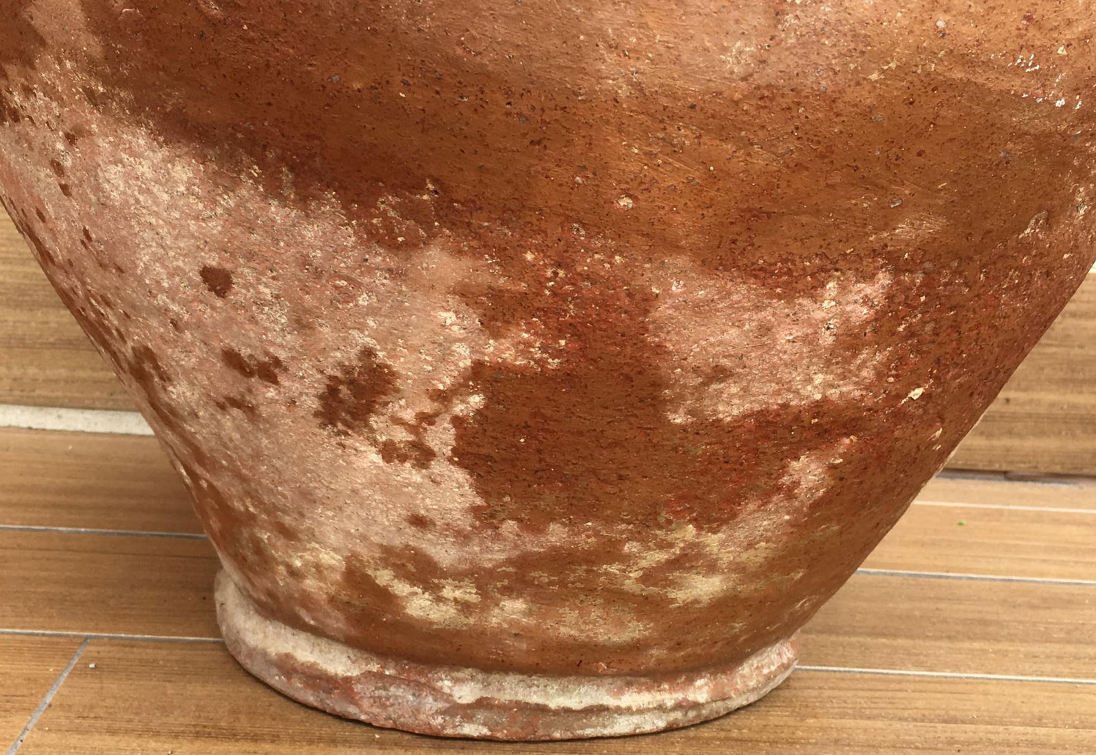 18th Century Large Terracotta Hand Carved French Biot Pot - 13