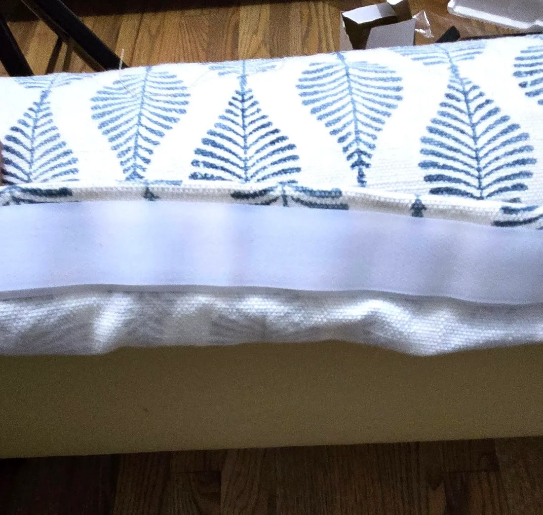 Lee Industries Mumbai Ink Slipcovered Full Bed - 11