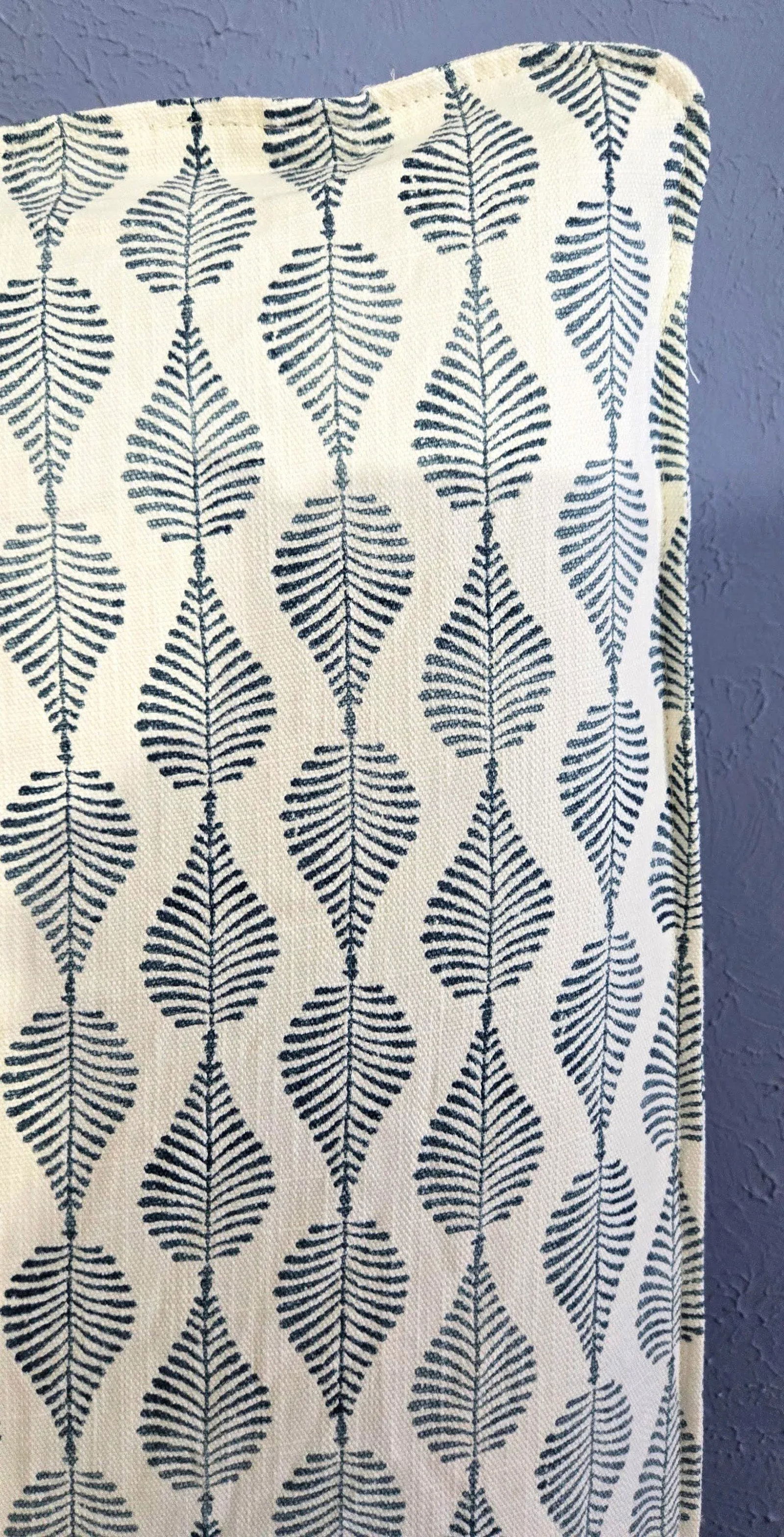 Lee Industries Mumbai Ink Slipcovered Full Bed - 5