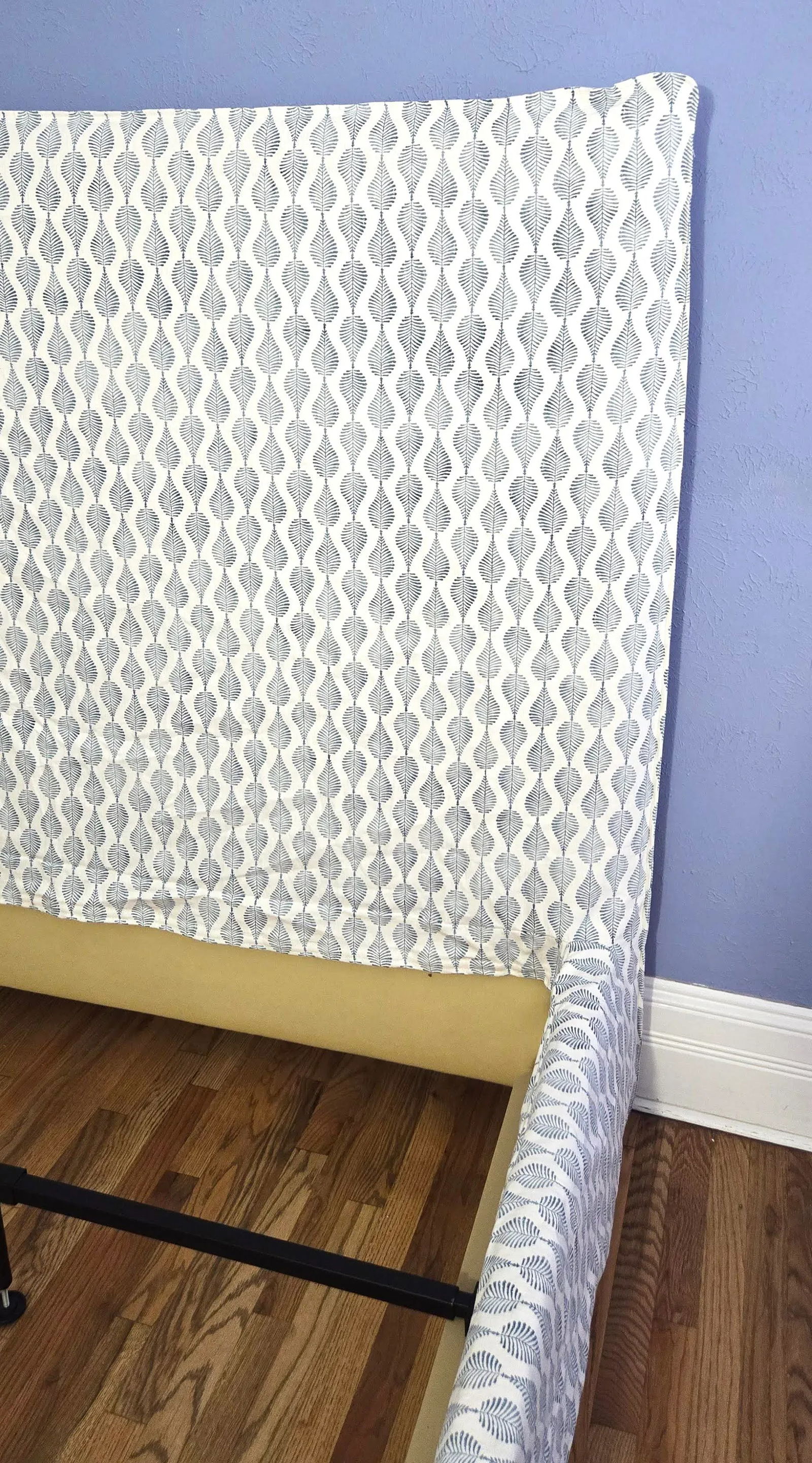 Lee Industries Mumbai Ink Slipcovered Full Bed - 9