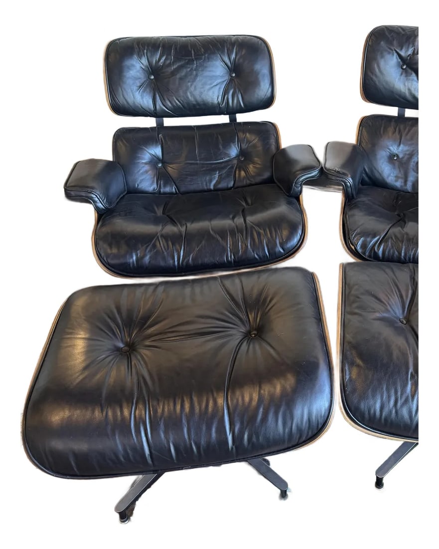 1977 Ray and Charles Eames for Herman Miller Lounge Chair and Ottoman #670 & 671 (1 of 10)