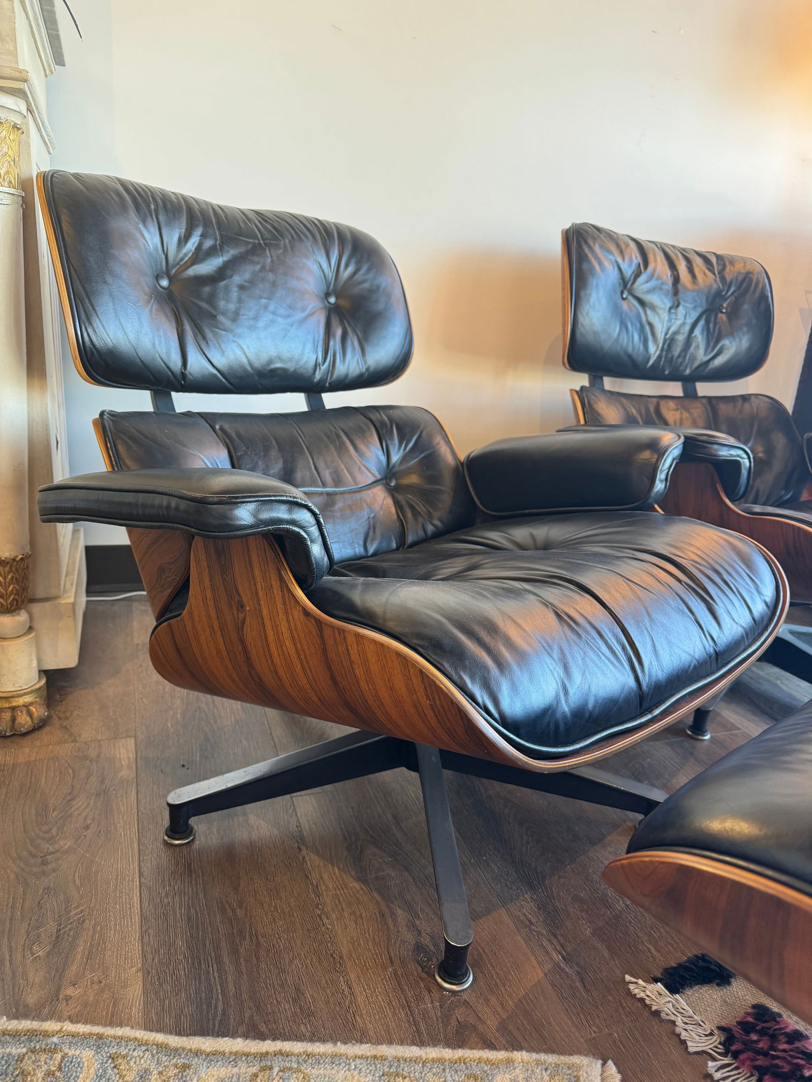 1977 Ray and Charles Eames for Herman Miller Lounge Chair and Ottoman #670 & 671 - 6
