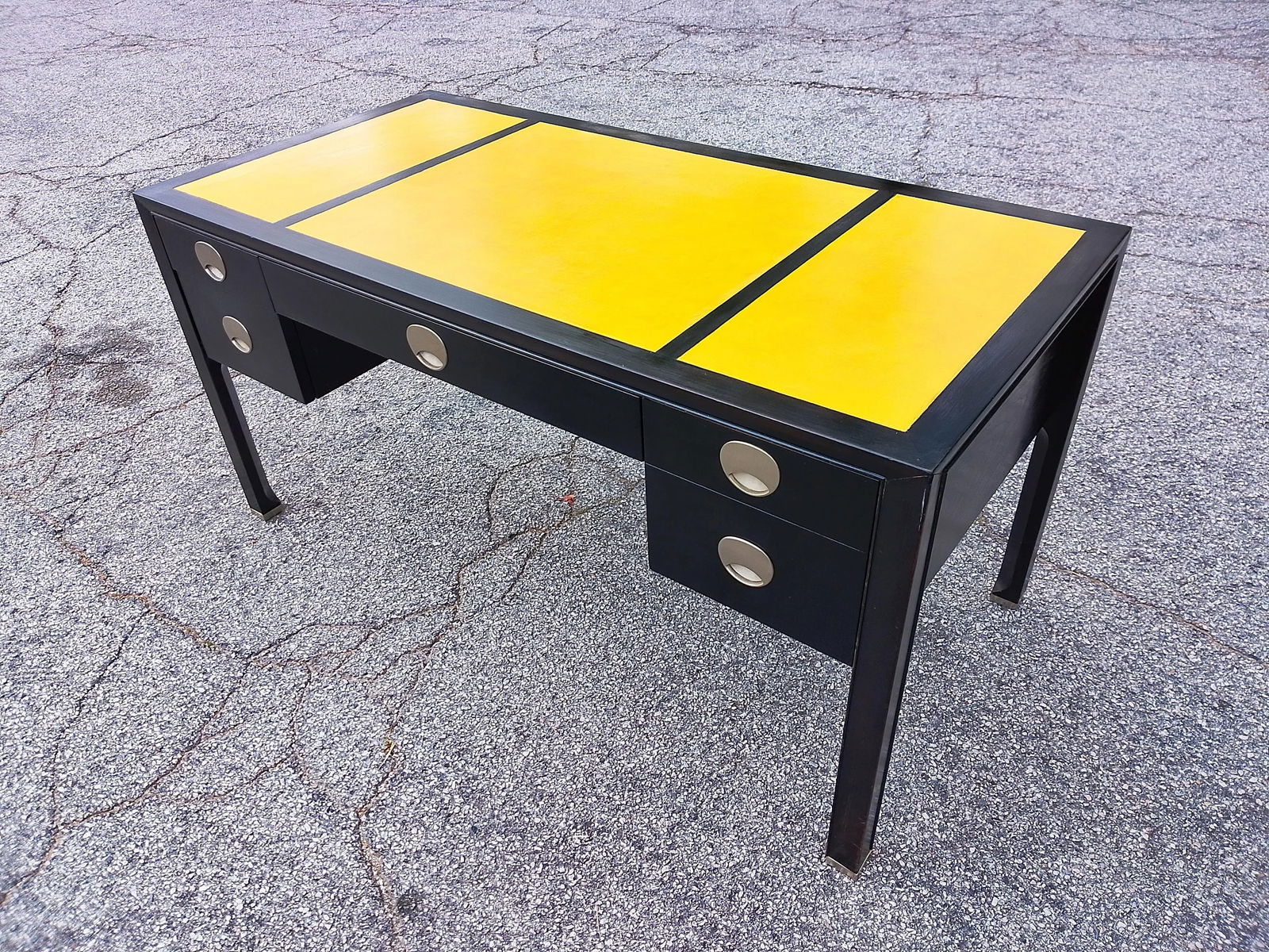 Mid 20th Century Baker Furniture Company Mid Century Asian Modern Style Desk - 3